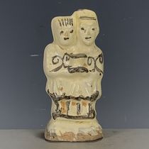 Antique porcelain collection old kiln porcelain white body figure ornaments second-hand antiques miscellaneous bags old fidelity