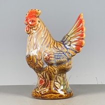 Antiques antiques old goods old goods ancient porcelain miscellaneous old kiln porcelain rooster good luck small ornaments all old porcelain objects