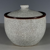 Antiques antiques old goods old kilns porcelain kilns full lid jars sugar and salt jars tea jars full collection