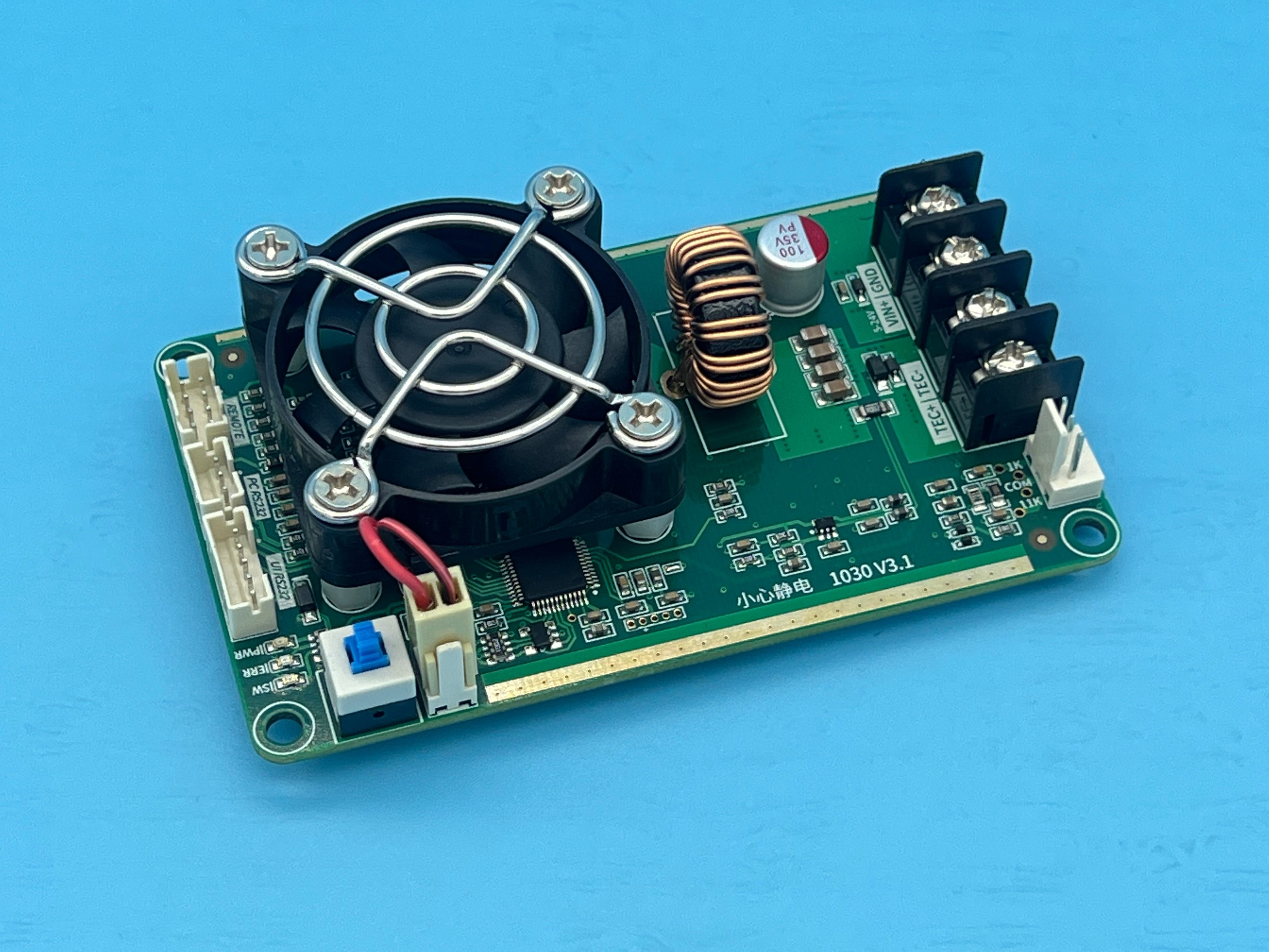 TEC temperature controller semiconductor refrigeration sheet temperature control module unidirectional 15A current TCM1030