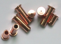 Factory direct sales internal wire blind hole energy storage carbon steel copper-plated welding nail IT7 2-M5 1 shot = 1000 pieces