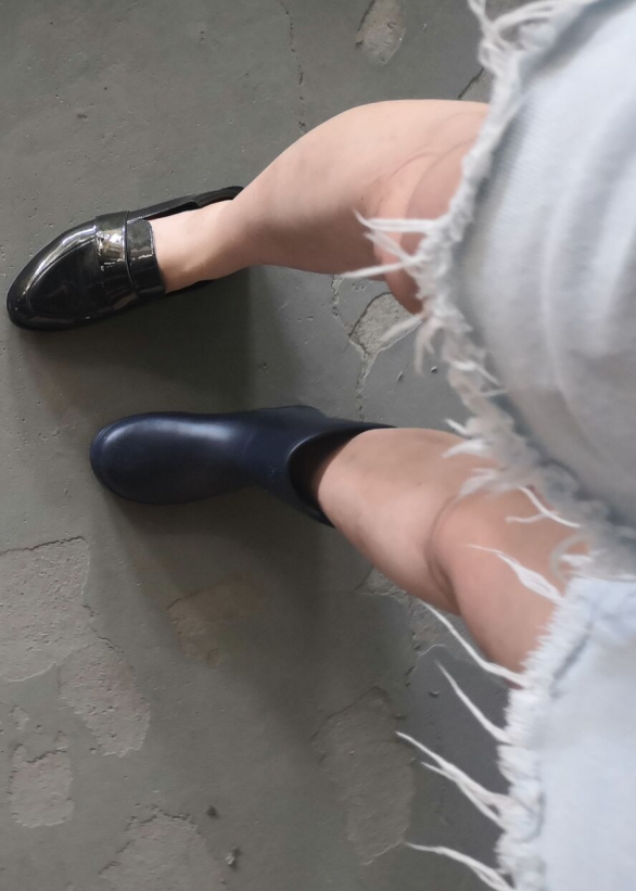Резиновые сапоги 日本订单余单小大童橡胶防水雨鞋纯棉布内里薄款瑕疵随机放心拍 OTHER