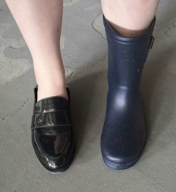 Резиновые сапоги 日本订单余单小大童橡胶防水雨鞋纯棉布内里薄款瑕疵随机放心拍 OTHER
