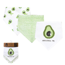 0-12 month treasure treasure saliva towel autumn and winter New cute fruit cartoon combed cotton baby triangle towel 3 pieces