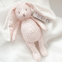 30cm printing rabbit doll pink cloth may bite lint cartoon zhang er tu plush toys