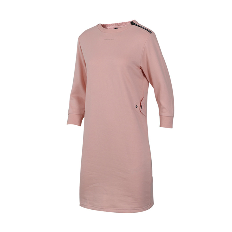 Adidas Women 2019 mùa xuân mới diện trang phục thể thao áo len giản dị áo thun DU2375 - Trang phục thể thao quan ao the thao nu