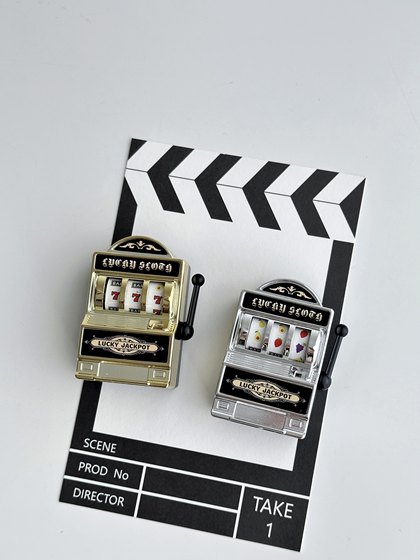 幸运水果机小玩具冰箱贴 微缩世界摇摇机转转乐装饰磁力贴