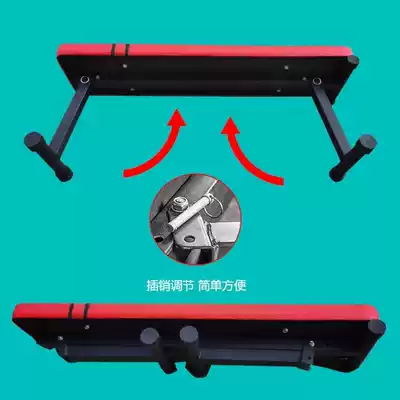 Multifunctional fitness equipment dumbbell stool backboard home sit-up bird folding fitness chair bench