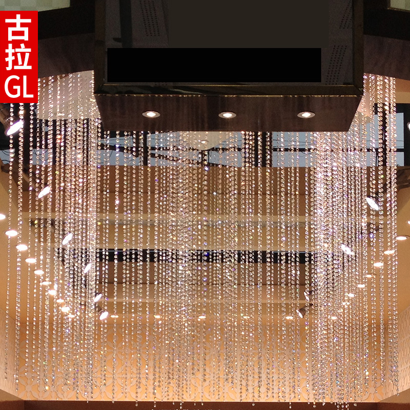 Crystal beads curtain) Guura REAL) Door curtain) Curtain) Background Wall) K9 glass 387