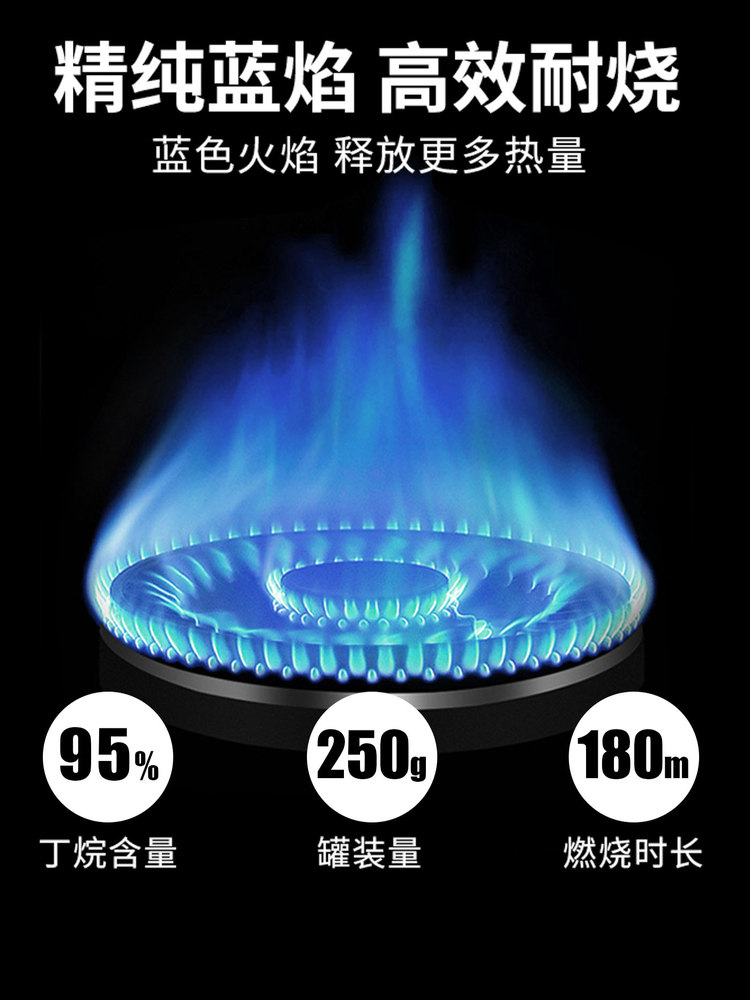 Universal Gas Canister for Cassette Stoves, Butane Gas Bottle, Gas Tank, Gas Stove, Cassette Stove, Outdoor Household Use, Special for Cassette Stoves