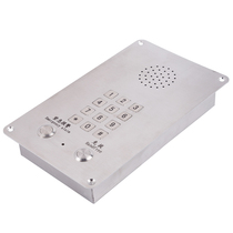 Clean room dedicated IP hands-free intercom emergency telephone dust-free workshop embedded stainless steel pager