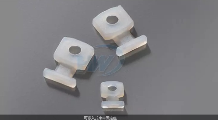 Lockable Embedded Cable Tie Holder Sm-5 1000 Pieces/Pack