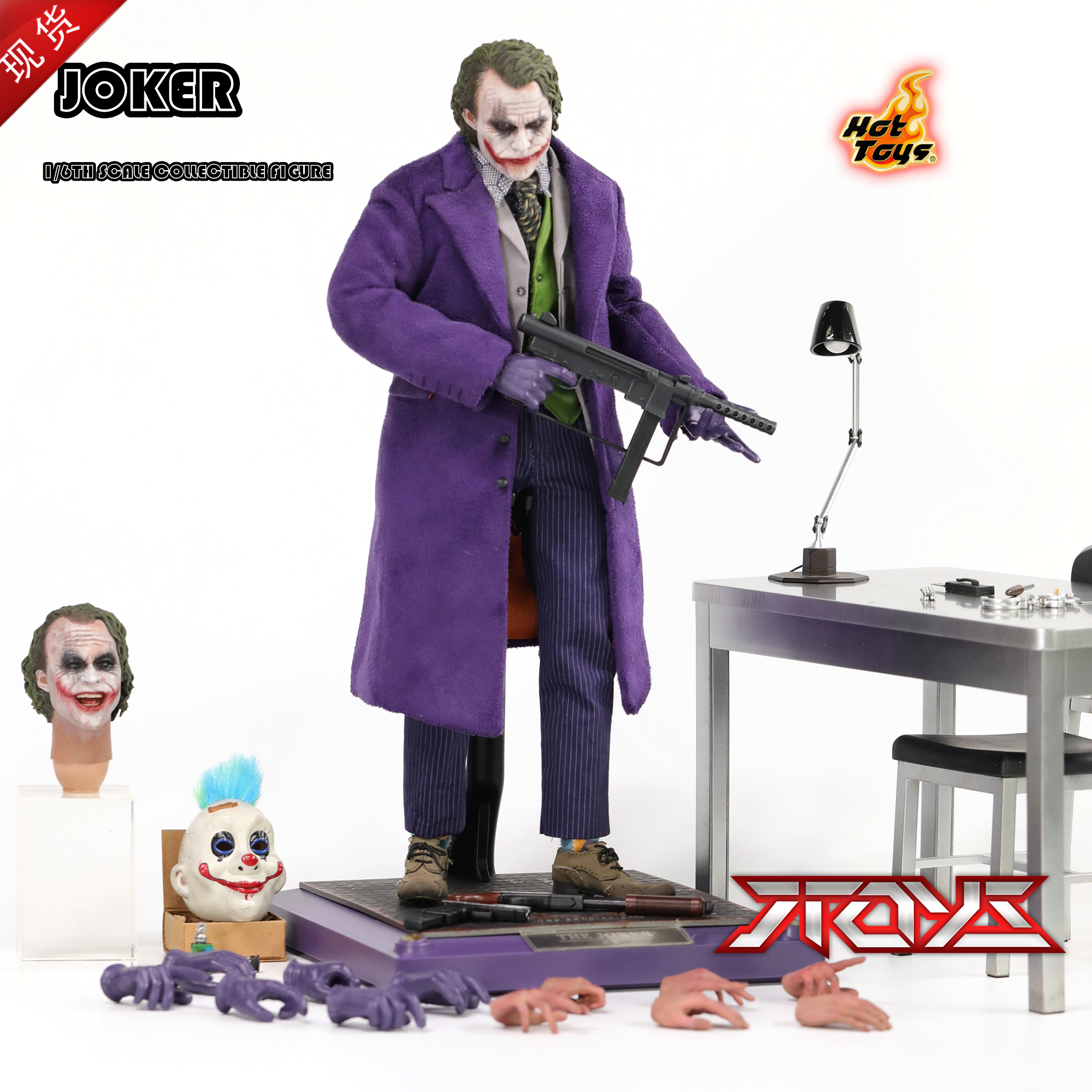 Hot Toys DX11 Joker 2.0 VIP Edition Dual Head 1/6