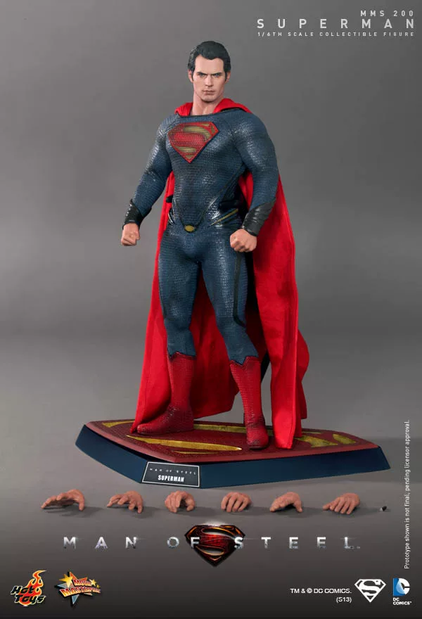 [Spot] HT HOTTOYS 1/6 Стальной Тело Супермен 1.0 Супермен MMS200 роскошный