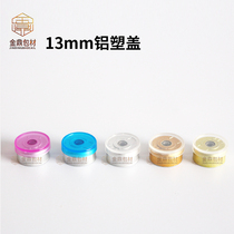 13mm Aluminium Transparent Couvert Facile Ripping Bottle Cap Xilin Bouteille dorigine Capot Sceau Sceau essentiel Huiles de beauté Scellerie Aluminium Aluminium Couvert