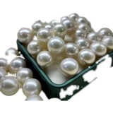 Натуральная белая подвеска из жемчуга ручной работы, кольцо, серьги