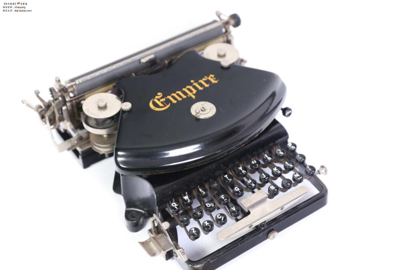 Domestic spot Germany 1908 Empire antique metal typewriter model model 1 cultural collection