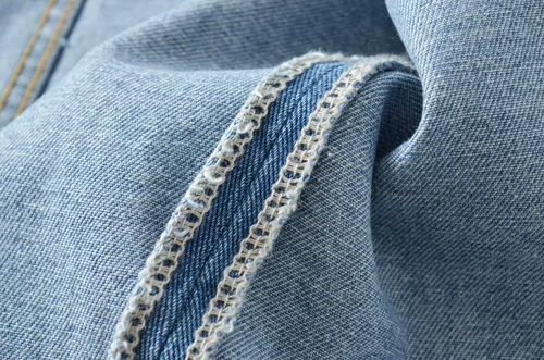 Джинсовая юбка, длинная юбка для отдыха, европейский стиль, высокая талия, с акцентом на бедрах, средней длины