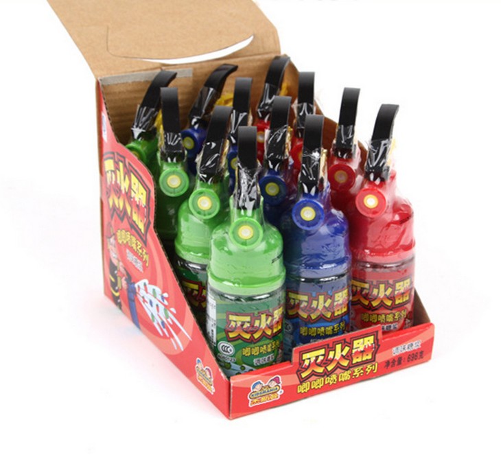 Jessman Fire Extinguisher Chik Nozzle Mouth Spray Kids Toys Candy Puzzle Holiday Gifts