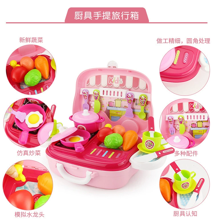 Mô hình mẫu giáo chơi nhà câu đố đồ chơi thẩm mỹ viện tiệm hớt tóc đặt trẻ em nhập vai trò chơi