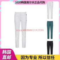 South Korea MASTER BUNNY golf suit pants 21 autumn female character marking breathable slim sports trousers
