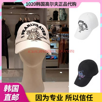 Korea PEARLY GATES golf hat children 21 autumn drawing embroidery LOGO cotton sun hat