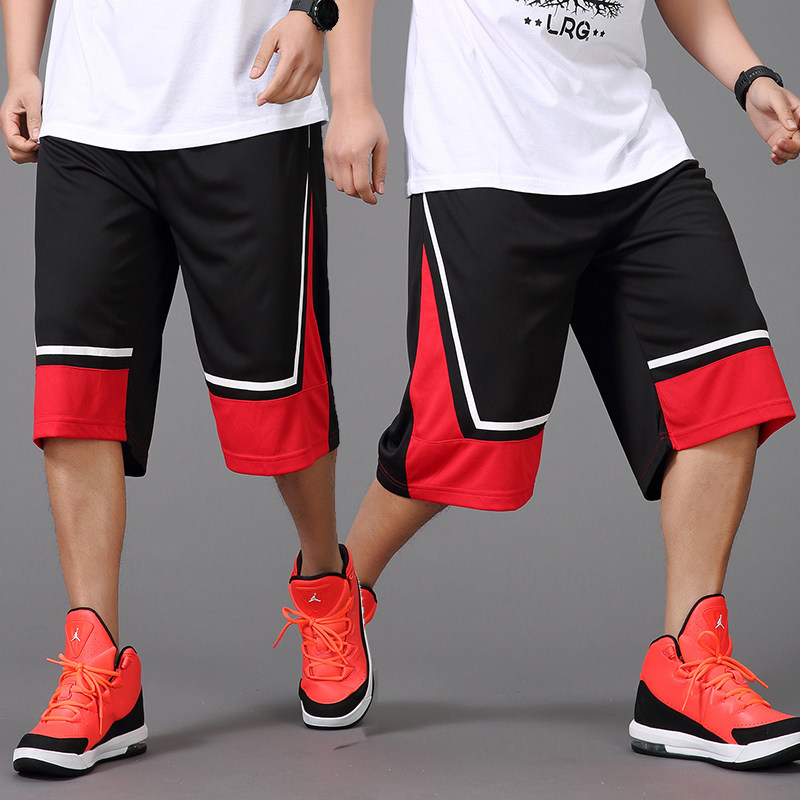 Summer fattening guy seven-pants plus fattening up yards 50% Pants Shorts Fat Men Loose Basketball 60% Casual Shorts