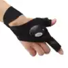 MFREE fishing gloves Night fishing two fingers with light fishing gloves Outdoor lighting fishing gear Fishing supplies