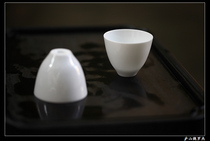 Out of stock Do not shoot sweet white glaze thin shell jade bi bottom chicken heart cup handmade blank Jingdezhen tea set guest cup thin tire