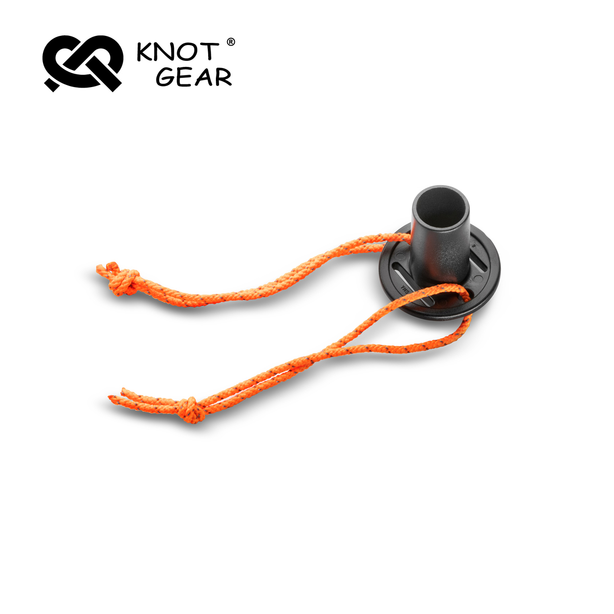 ウォーキングスティック用の結び目テントポール先端キャップ