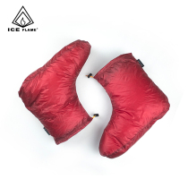 Ice Flame ICE FLAME OUTDOOR ULTRA LIGHT UL Down Foot Cover 10D Goose Down Eiderdown Socks Warm Men And Women Camp Shoes