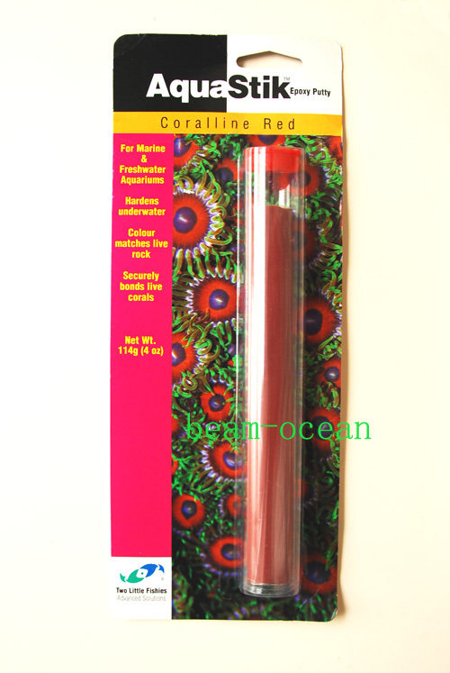 Two small fish aquarium special calcium algae color steel glue 114g 8-10 minutes can fix SPS broken branches