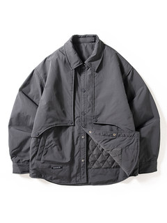 Cotton coat men's new trendy work jacket winter windproof and warm design versatile loose casual lapel cotton coat