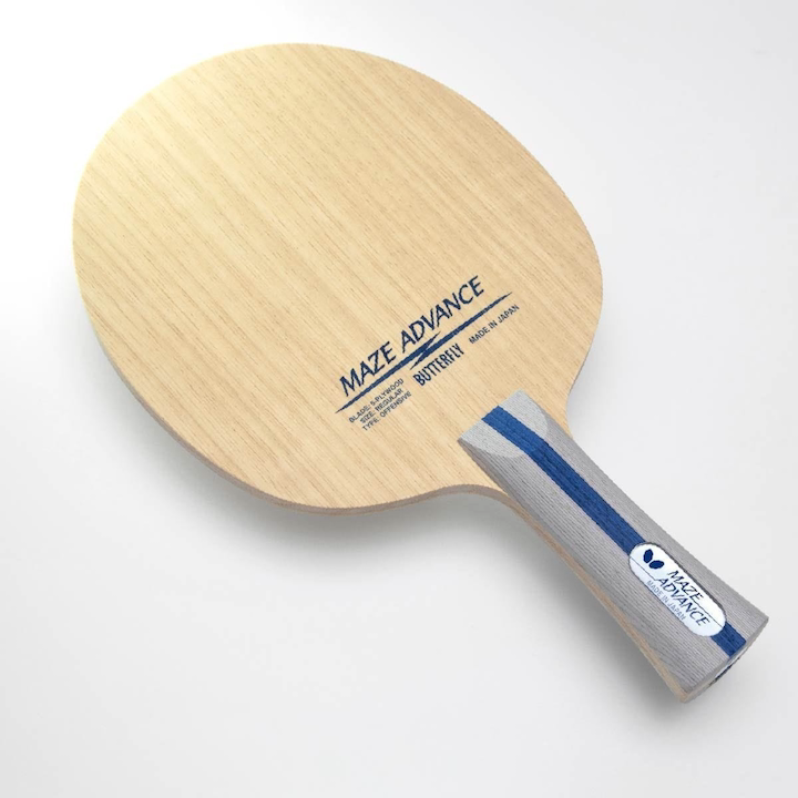 Japan Direct Mail Original Clothing Day Edition Butterfly Table Tennis Racket Mez ADVANCE Pure Wood Base Plate 5 Plywood Crossbeat FL Handle