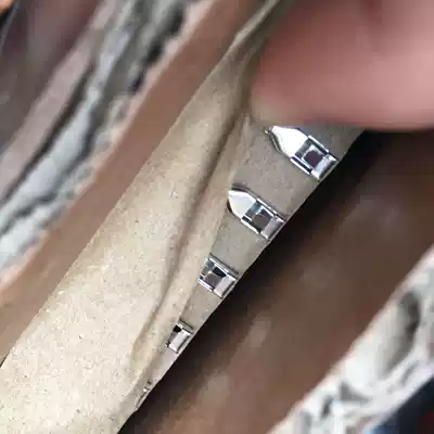 2 8mm plug-in spring with winding and horizontal mold terminal connector Cold-pressed terminal Copper tinned 5000 plates