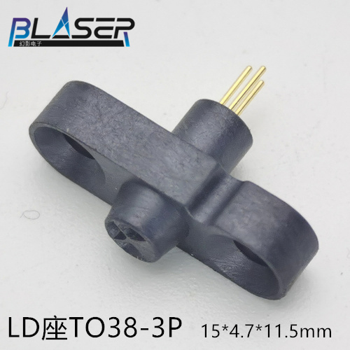 3 8mm laser diode special test socket TO33 to38 to18 to5 LD seat 3 4 feet