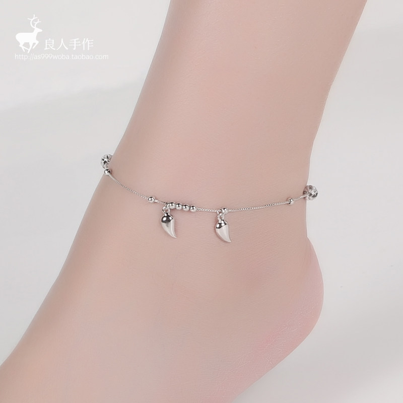 Bracelet de cheville Femme OTHER   en Argenterie - Ref 3102872 Image 3