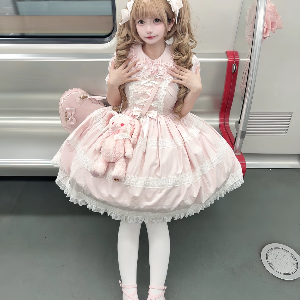 25年必买！莉莉丝古早lolita纯棉JSK，穿出doll感的温柔暴击🔥-lolita洛丽塔连衣裙-淘宝好物网