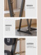 Commercial Fixed Barbell Set, Barbell Rack, Gym-Specific Curved Barbell, Integrated Curl Bar, Rubber-Coated Barbell