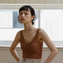 Under the boots glutinous rice velvet lace sling female anti-Pilling warm home clothing underwear autumn and winter Cup integrated bra