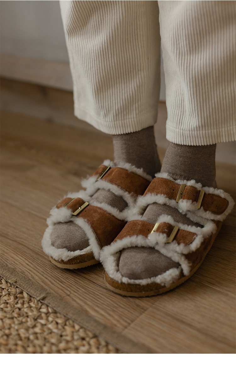 Giày cao cổ theo sọc dọc retro Cọc của Nhật Bản vớ nữ mùa thu cotton màu rắn Đại học Hàn Quốc - Bít tất nữ tất cao cổ cho bé gái