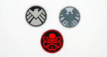 Hee Ges shop] S.H. I .E.L.D. secret embroidery Velcro armband badge