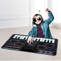 Girls boys infants and children early education puzzle electronic piano learning multi-function DJ playing drums music blanket toys