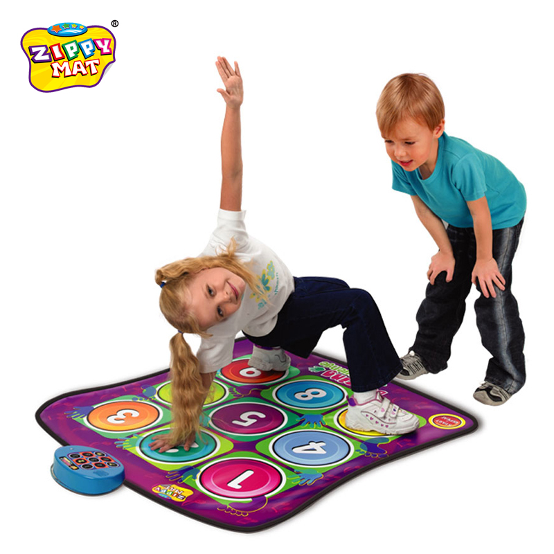 ZIPPYMAT Children INFANT EARLY EDUCATION PUZZLE Pro-ELECTRONIC LEARNING MUSIC MAT GAME Digital DANCE MAT TOY