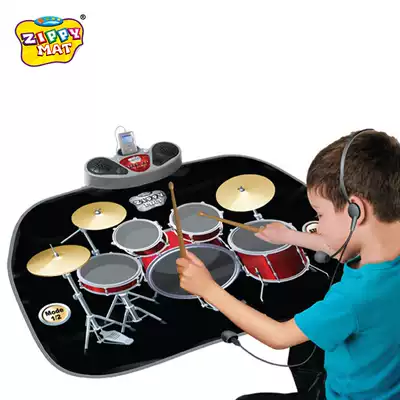 ZIPPYMAT video play carpet children baby early education puzzle learning drum set music blanket jazz drum toys