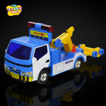Children Boy M Inertial Simulation trailer model Engineering Lane Road Wrecker Rescue Vehicle Toy Gift