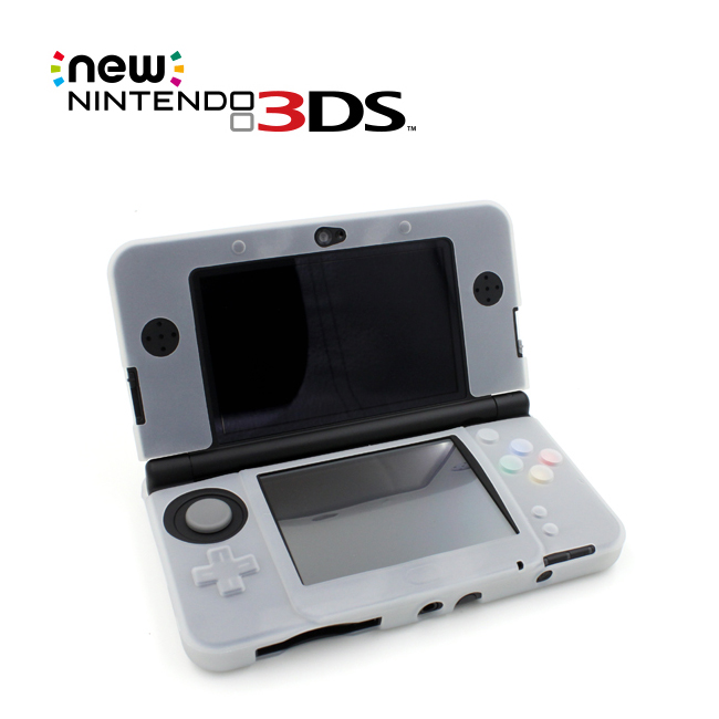 原裝小蜜蜂new 3ds 專用矽膠套 白