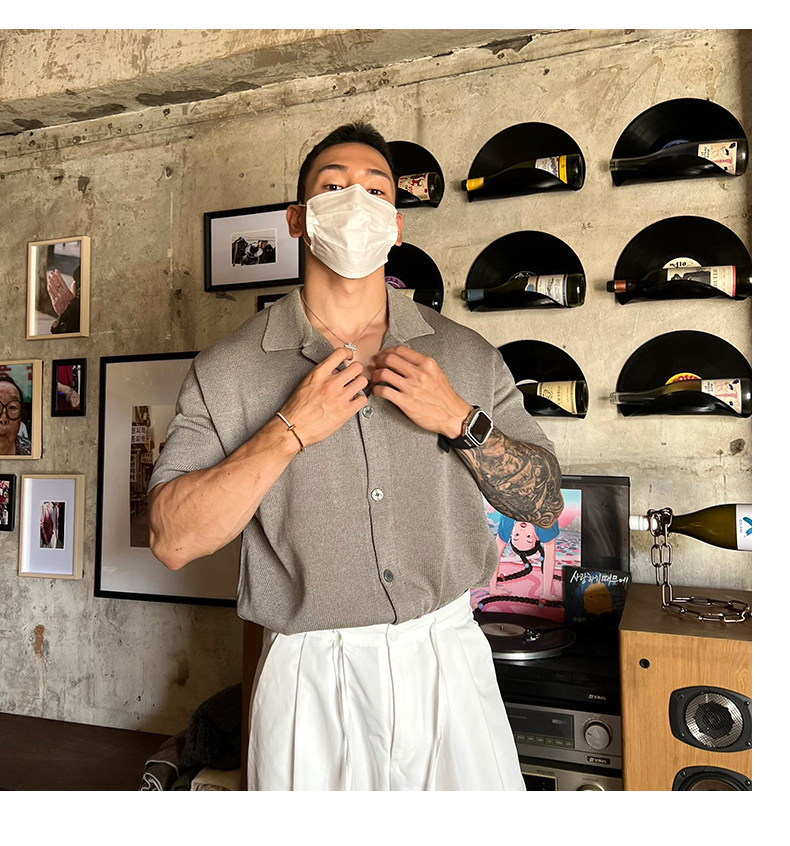 Летняя тонкая трикотажная трендовая элитная футболка polo, короткий рукав, в американском стиле 