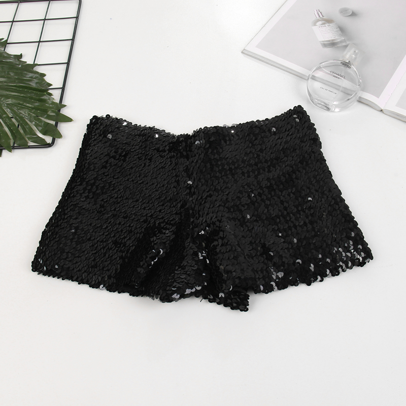 Nhà máy Dongyue bán hàng trực tiếp sequin mini quần short sân khấu dịch vụ biểu diễn hộp đêm siêu ngắn gợi cảm quần sooc bò nữ cạp cao
