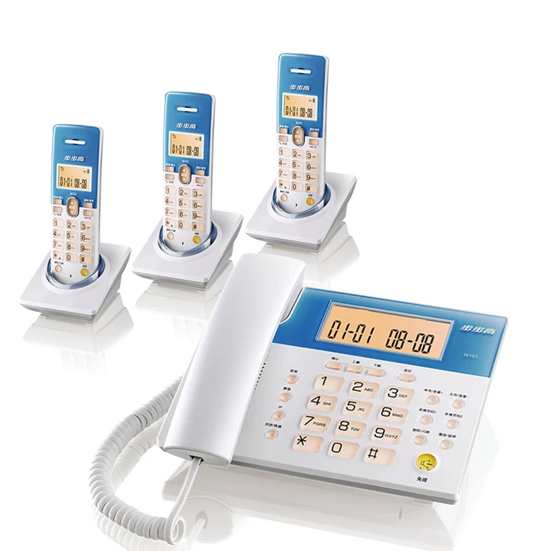 Проводной телефон BBK W101 Digital Wireless Telephone Комплект телефон беспроводной на дальнюю дистанцию, безпроводная стационарная связь, бесплатная доставка